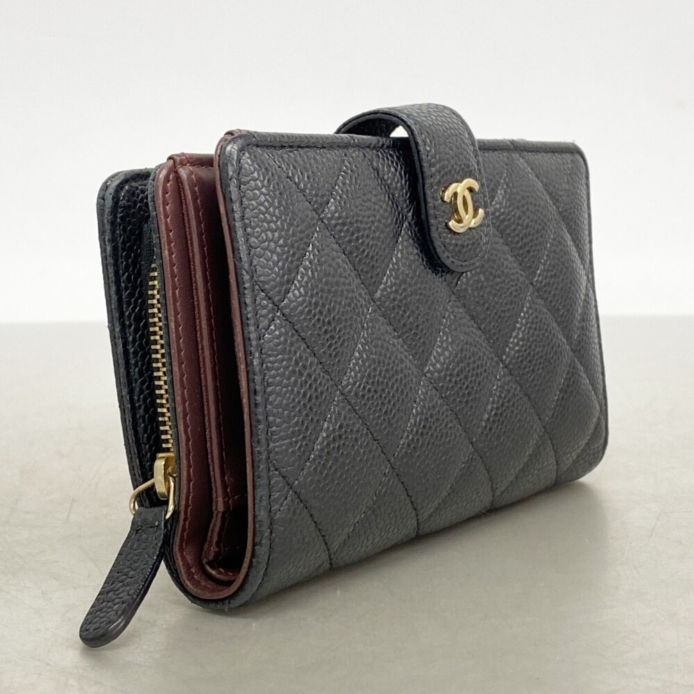 CHANEL Black Caviar Leather Wallet - Picture 2 of 11